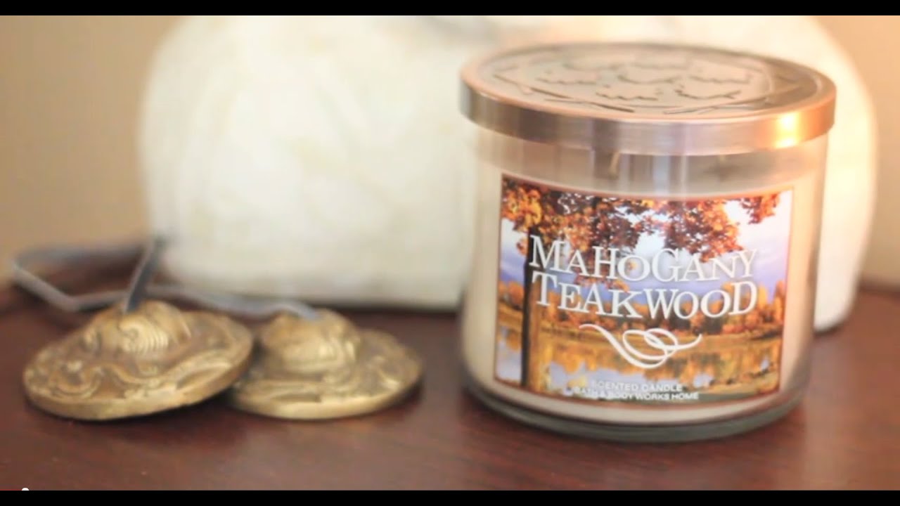 Mahogany Teakwood Scented Candles