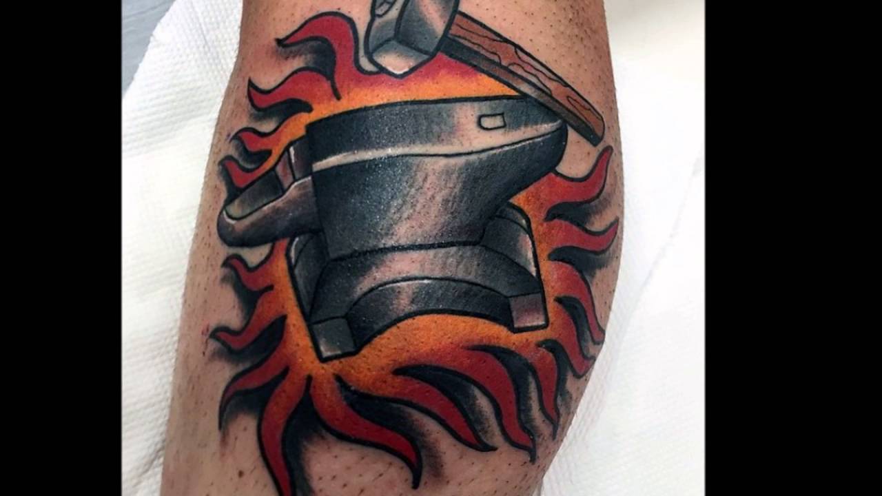 10 Old School Anvil Tattoos  Tattoodo