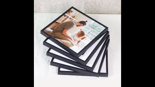 8x8 Restickable Mixtiles style plastic photo tiles