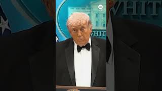 President Trump Speaks After Shooting Incident At White House Correspondents Dinner