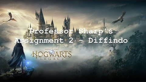 Hogwarts Legacy - The Diffindo Spell (Professor Sharp