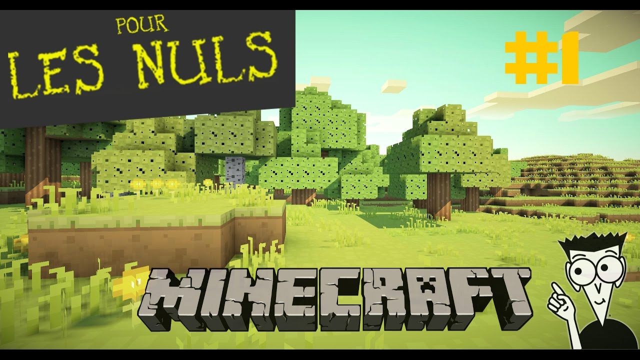 MINECRAFT POUR LES NULS #1 - BIEN DÉBUTER UNE PARTIE EN SURVIE SUR