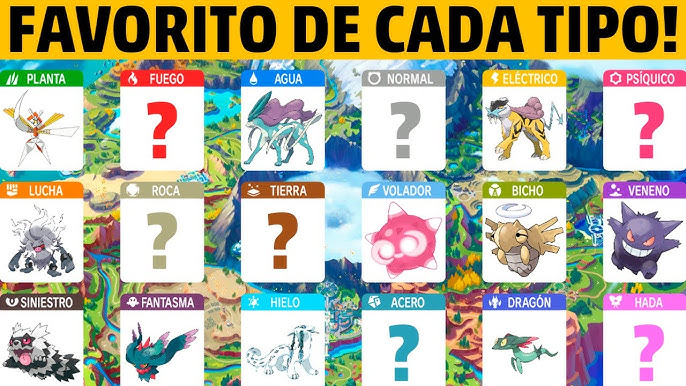 Tem um site aí onde vc separa os seus pokémon favoritos de cada