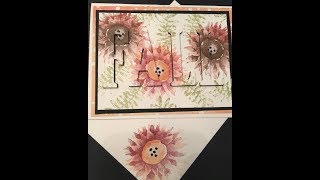Stampin' Up Painted Harvest "Eclipse Technique" card super simple!