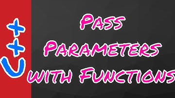 Pass Parameters with Functions in C++ - CS201 Lecture 19 in Urdu (Unofficial)