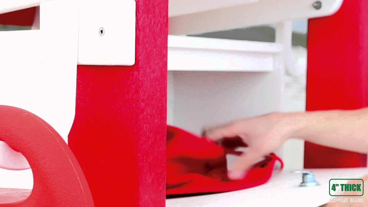 Everondack® ProSeries™ Tall Lifeguard Chair (front ladder) - TLG 655