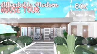 Affordable Modern House Tour Roblox Bloxburg