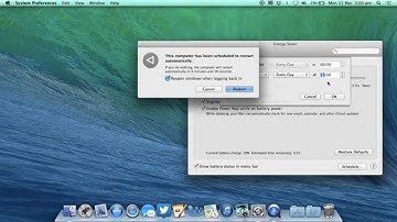 Schedule your Mac to startup or shutdown automatically
