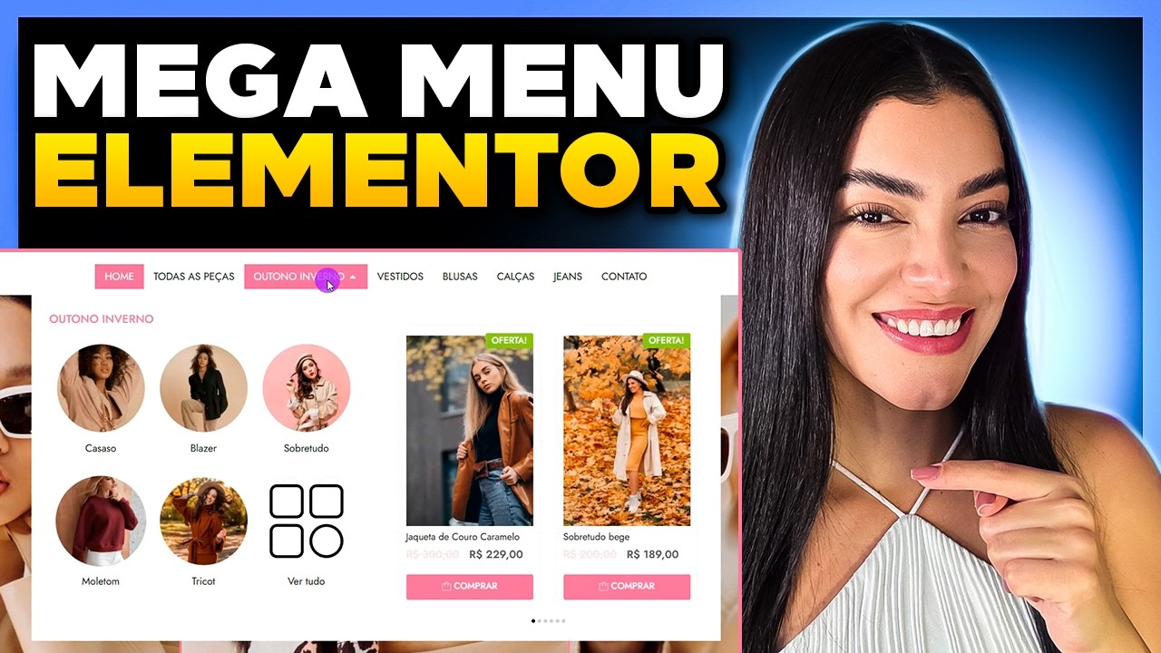 Como Criar um MEGA MENU com Elementor Pro e WordPress [Passo a Passo ...