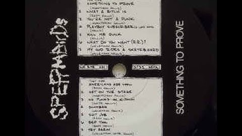 Spermbirds - Something to prove (LP 1986 We Bite Records WB 011)