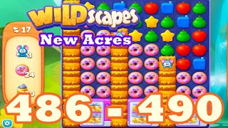 Wildscapes: New Acres Level 486 - 490 HD | 3 match | android | 487 | 488 | 489 | IOS【GameGo Game】