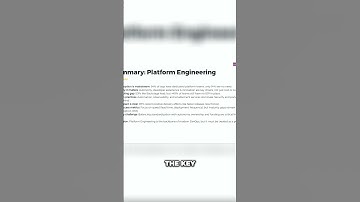 DevOps in CH 2025: Platform Engineering in Switzerland: Adoption, Impact, and Challenges #shorts