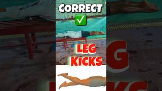 Correct ✅ leg kicks movement | swim like pro #shorts #swimming #viral