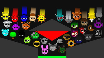 Incredibox Sprunki Marble Race in Algodoo - Who Will Win - Phase 1 vs 2