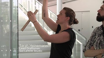 Sol Lewitt - Seven cubes with color ink washed superimposed - 2014 Installation