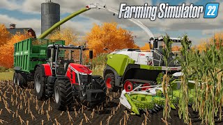 ПЕРВАЯ УБОРКА СИЛАЖА кукурузы (Farming Simulator 22)