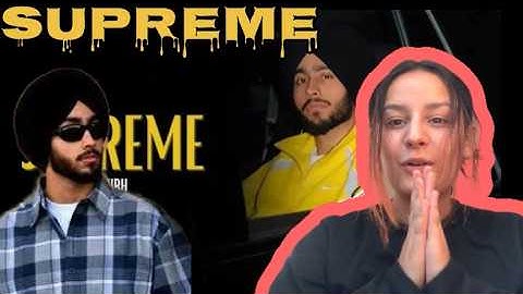 Shubh - Supreme (Official MusicVideo) Reaction Video #shubh #youtube #supreme