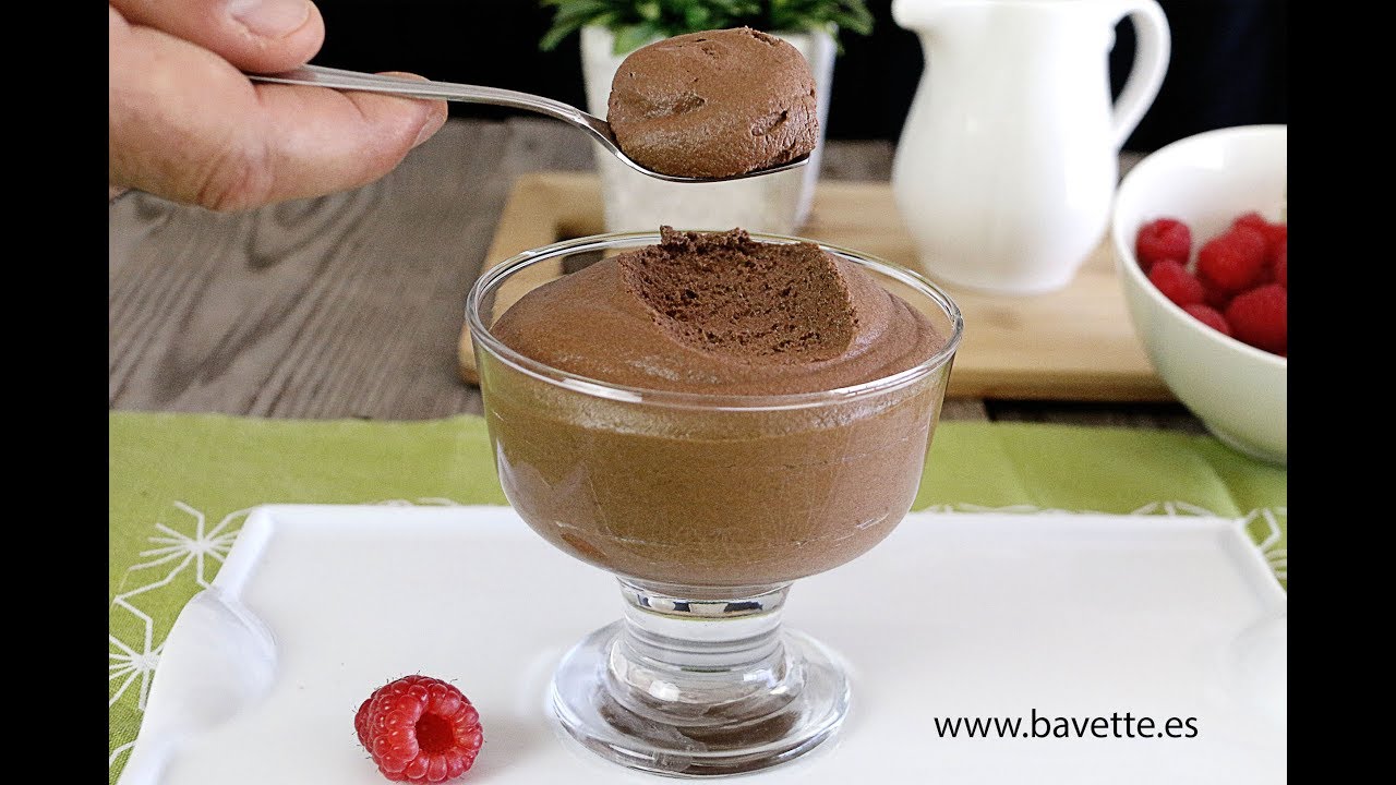 Mousse de chocolate con base de pasta bomba YouTube