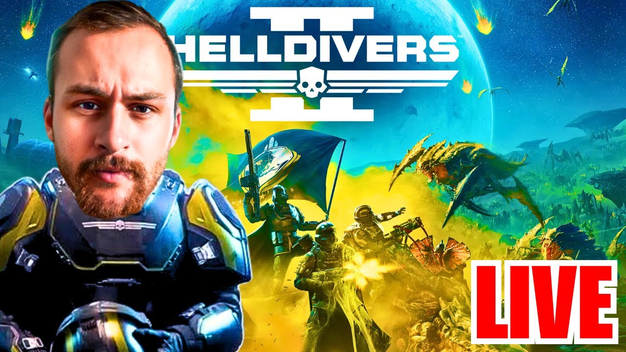 Diving into Helldivers 2: Live Gameplay Reaction - YouTube