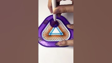 Calming Spirals Visuals ASMR | Peaceful Spirograph Patterns for Rest! #art #shorts #spirograph #asmr