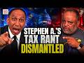“Really, Bro?” Roland Checks Stephen A. Smith Over His Beverly Hills Tax Rant