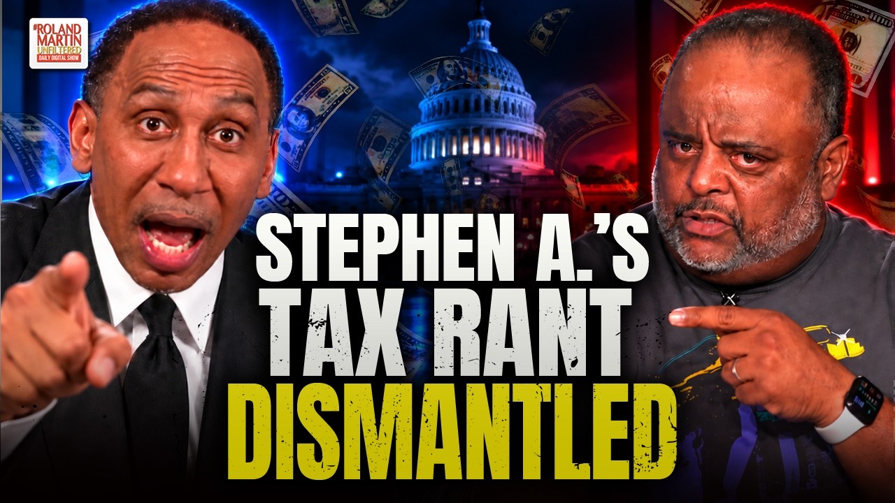 Roland Martin responding to Stephen A. Smith on taxes and who pays for public education