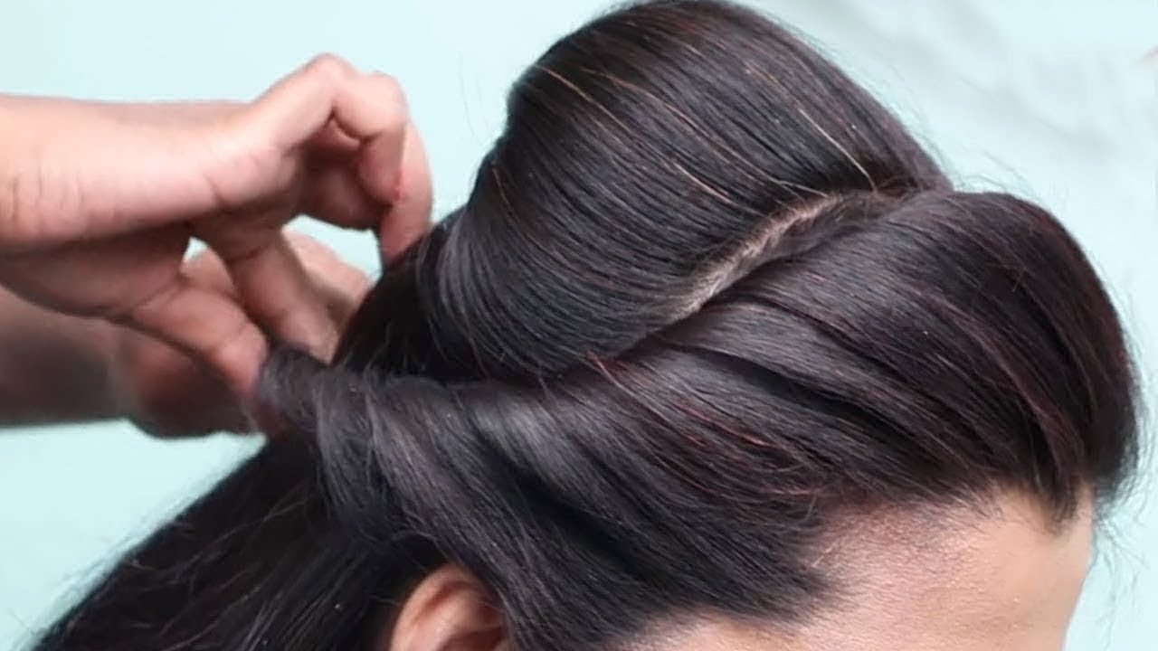 Beautiful Hairstyle for Wedding/party/Function | Hair ...