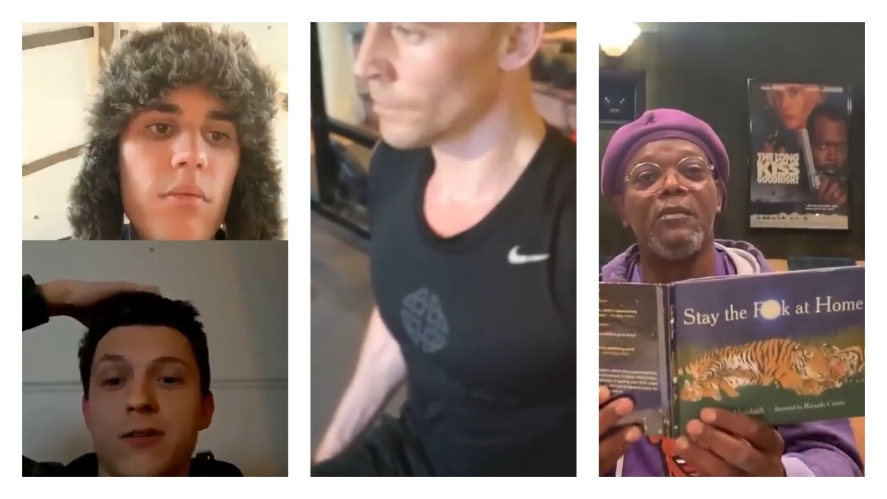 Marvel Cast During Quarantine, Part 7 | Tom Holland, Tom Hiddleston, Samuel L. Jackson