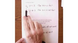 Writing the Null and Alternate