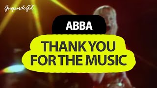 Abba - Thank You For The Music (Lyrics/Letra) Español/English