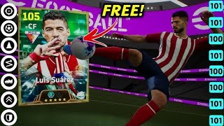 Free 105 Rated Epic Luis Suarez Blitz Curler Best Training Guide 🔥 In eFootball 2027 🥶.......... 