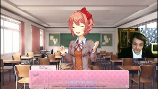 Жмилевский играет в  Doki Doki: Literature Club #1