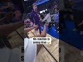 LeBron really had this fan shook 🤣 (via a.xshes/IG)