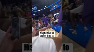 LeBron really had this fan shook 🤣 (via a.xshes/IG)