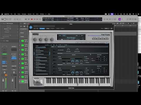 Korg Triton VST AU Plugin ARP sync latch issue