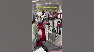 Spraying robot #automobile #industrialrobot #factory #intelligence #machine #manufacturing #funny