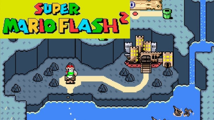 SUPER MARIO FLASH. O JOGO QUE MISTURA VÁRIOS JOGOS DO MARIO. 