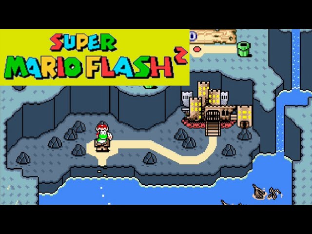 SUPER MARIO FLASH. O JOGO QUE MISTURA VÁRIOS JOGOS DO MARIO. 