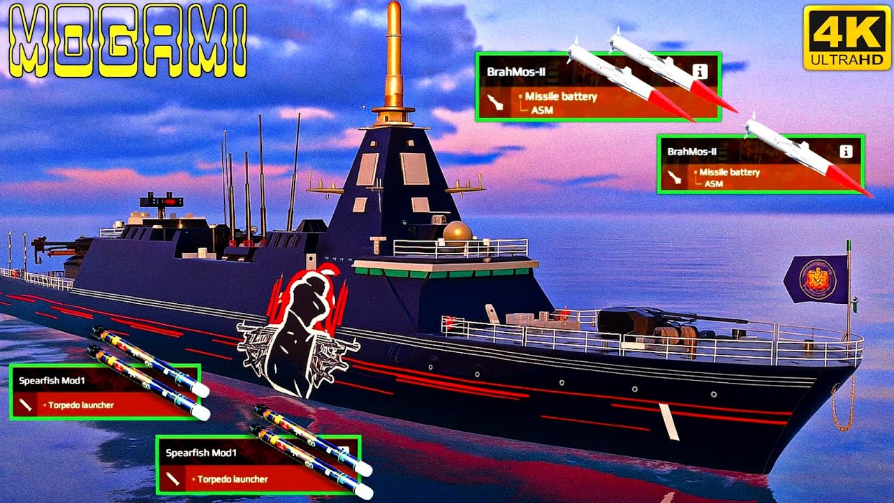 Why EVERYONE 🤯Fears Mogami’s BrahMos II & Spearfish Loadout – Modern Warships