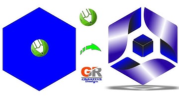 Creative logo design in coreldraw#logo #corel #tutorial #coreldraw #3d #designer