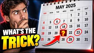 This Calendar Puzzle Looks Easy… Until You Try It 🤯