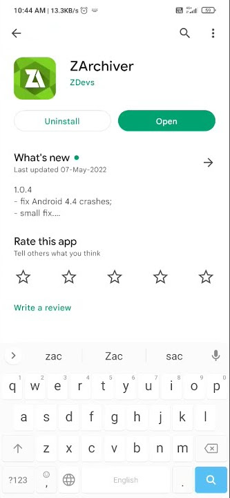 How to extract zip file on android #shorts