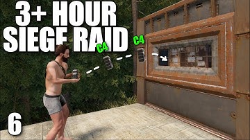 I SIEGE RAIDED THIS CLAN FOR 3+ HOURS | Solo Rust