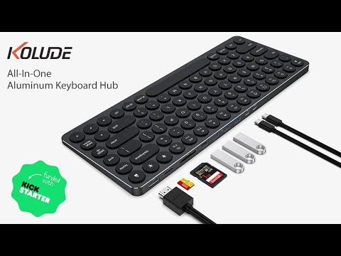 Now on Kickstarter: Kolude KD-K2 All-In-One Aluminum Keyboard Hub 