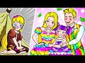 Paper dolls broken heart daughter and rainbow family  rapunzel compilation  