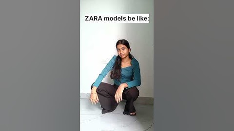 ZARA models pose 🌟 #youtubeshorts #shorts #trending #funny