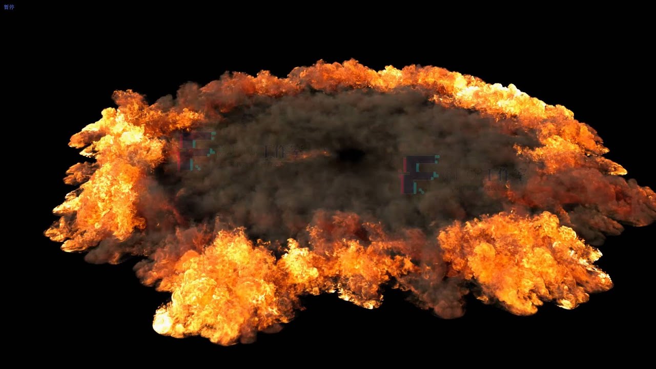 HOUDINI Ground Explosion hip XPU file - YouTube
