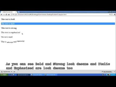 html tutorial #3