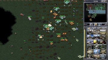 Red Alert Remastered-Mujalli Mod-Random+Hard AI VS 6 Hard AI "Bong