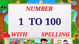 1 to 100 Number, 1 to 100 Spelling, Preschool 1 to 100 Spelling video song, Special English,1to 100 screenshot 2